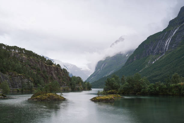 istock Lovatnet Lake in Lodal valley, Norway 1056717966