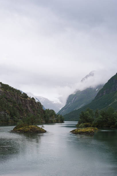 istock Lovatnet Lake in Lodal valley, Norway 1056718030
