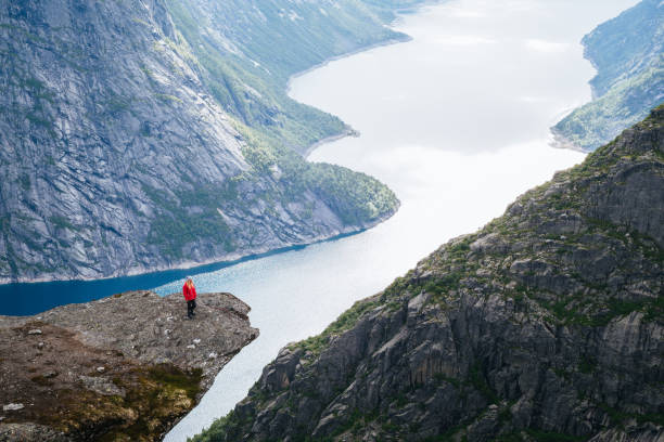 istock Trolltunga Hike over Ringedalsvatnet Lake 1056718088