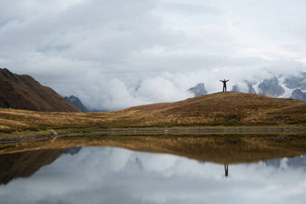 istock Koruldi - mountain lake in Samegrelo-zemo svaneti, Georgia 1056721124