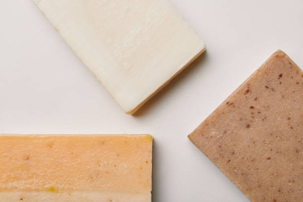 istock top view of various handmade soap on white marble surface 1056721648