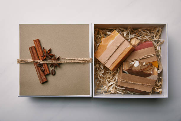 istock top view of box with soap inside on white marble surface 1056721686