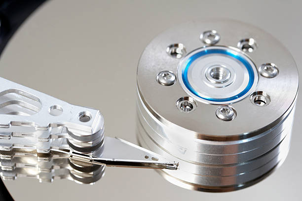 istock Macro Detail of a Hard Drive Disk 105672328