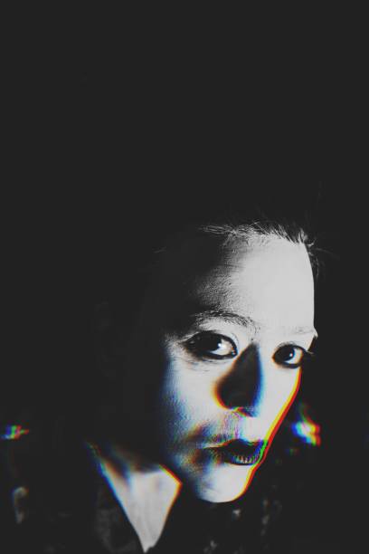 istock Woman glitch portrait 1056729718