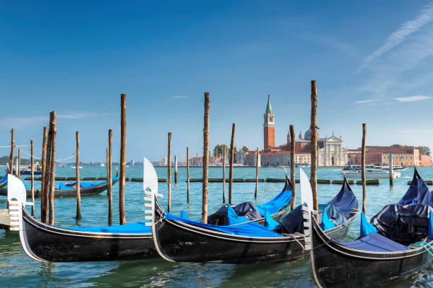 istock Venice Italy. Gondolas in Grang Canal 1056735380