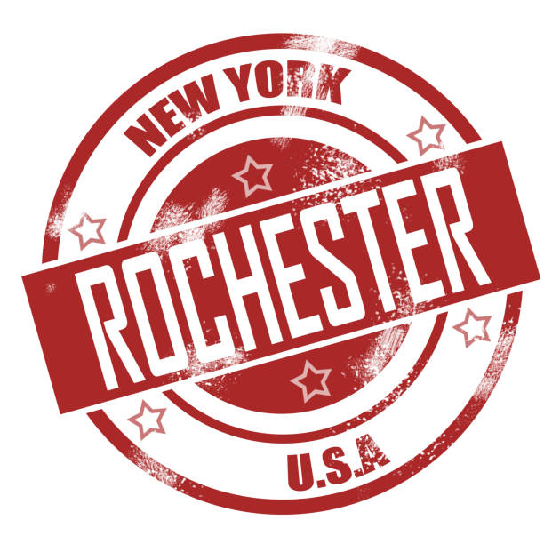 Rochester stamp Rochester stamp image with hi-res rendered artwork that could be used for any graphic design. rochester new york state stock pictures, royalty-free photos & images