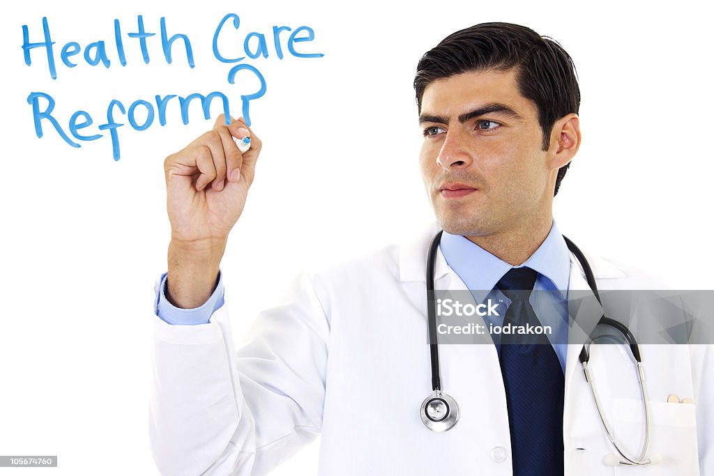 Reforma opieki zdrowotnej - Zbiór zdjęć royalty-free (Biały)