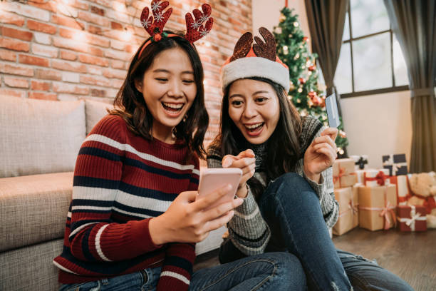 istock christmas shopping at home concept. 1056747874
