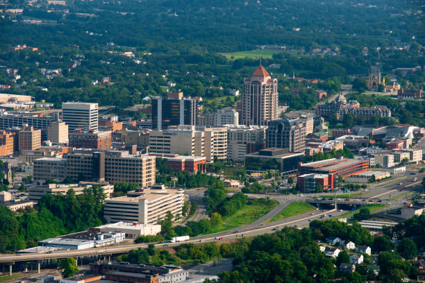 istock View of downtown Roanoke from Mill Mountain Park 1056750594