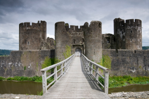 Caerphilly Castle,Wales