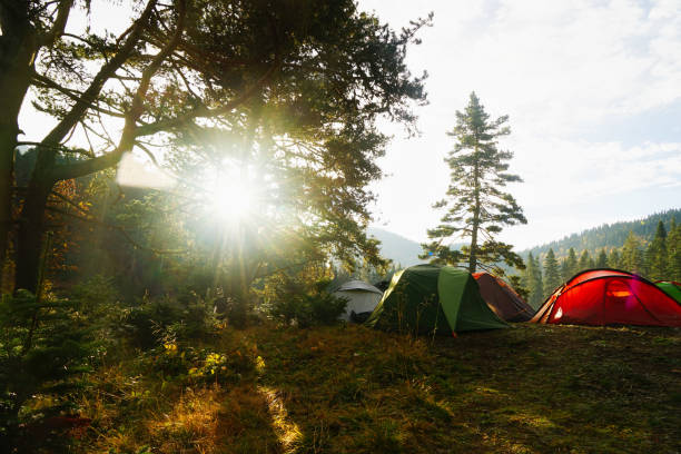istock Campsite in autunm 1056759254