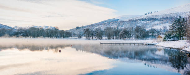istock Morning mist on Loch Earn in winter 1056759336