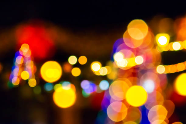 istock Christmas street lights at night 1056765832