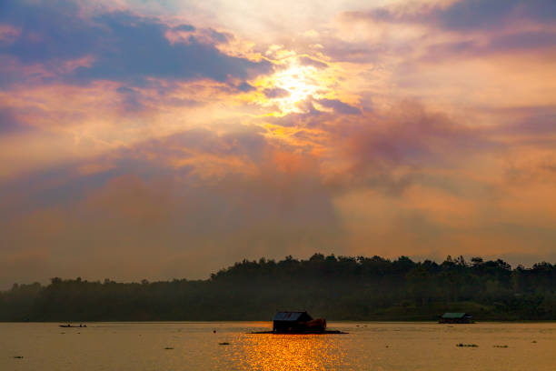 istock landscape of lake sunlight on clound background 1056768488
