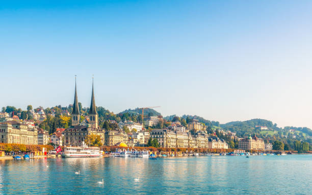 istock lake side view of Luzern 1056772504