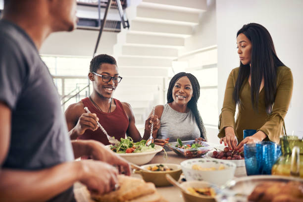 istock The best conversations happen around the dining table 1056774364