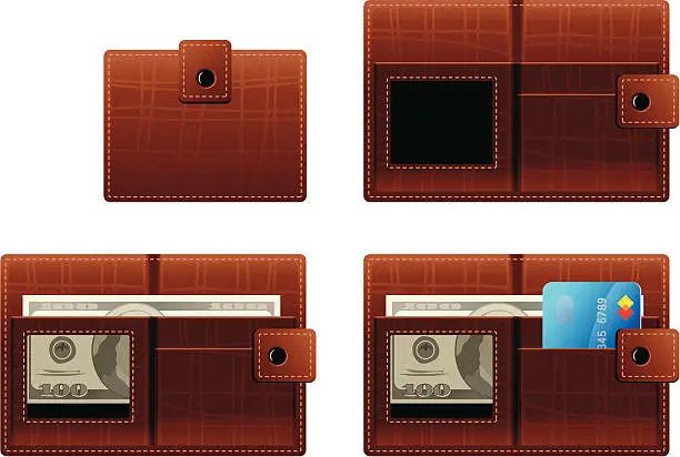 Vector illustration of Wallet
