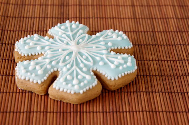 Christmas gingerbread closeup