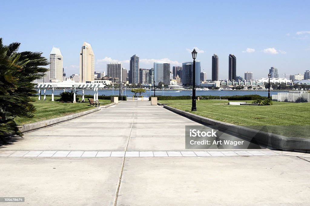 Skyline de San Diego na tarde - Royalty-free San Diego Foto de stock