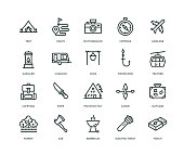 istock Adventure Icons - Line Series 1056787808