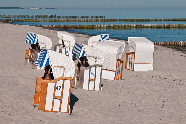 istock Beach chairs at the Baltic Sea coast 105678975