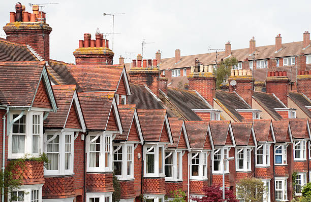 istock Edwardian terrace in Southeast England 105678980