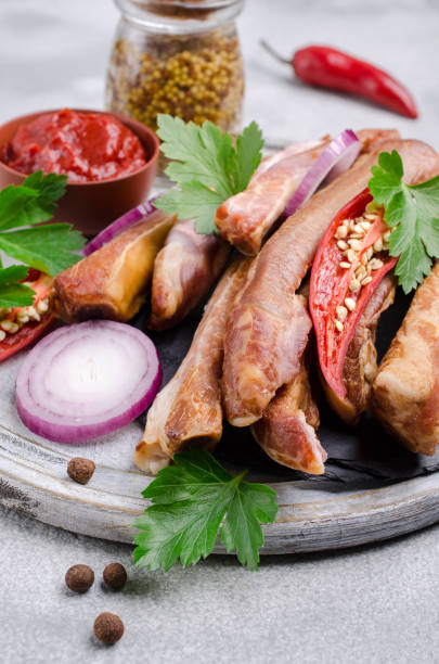 istock Portion of smoked ribs 1056791746