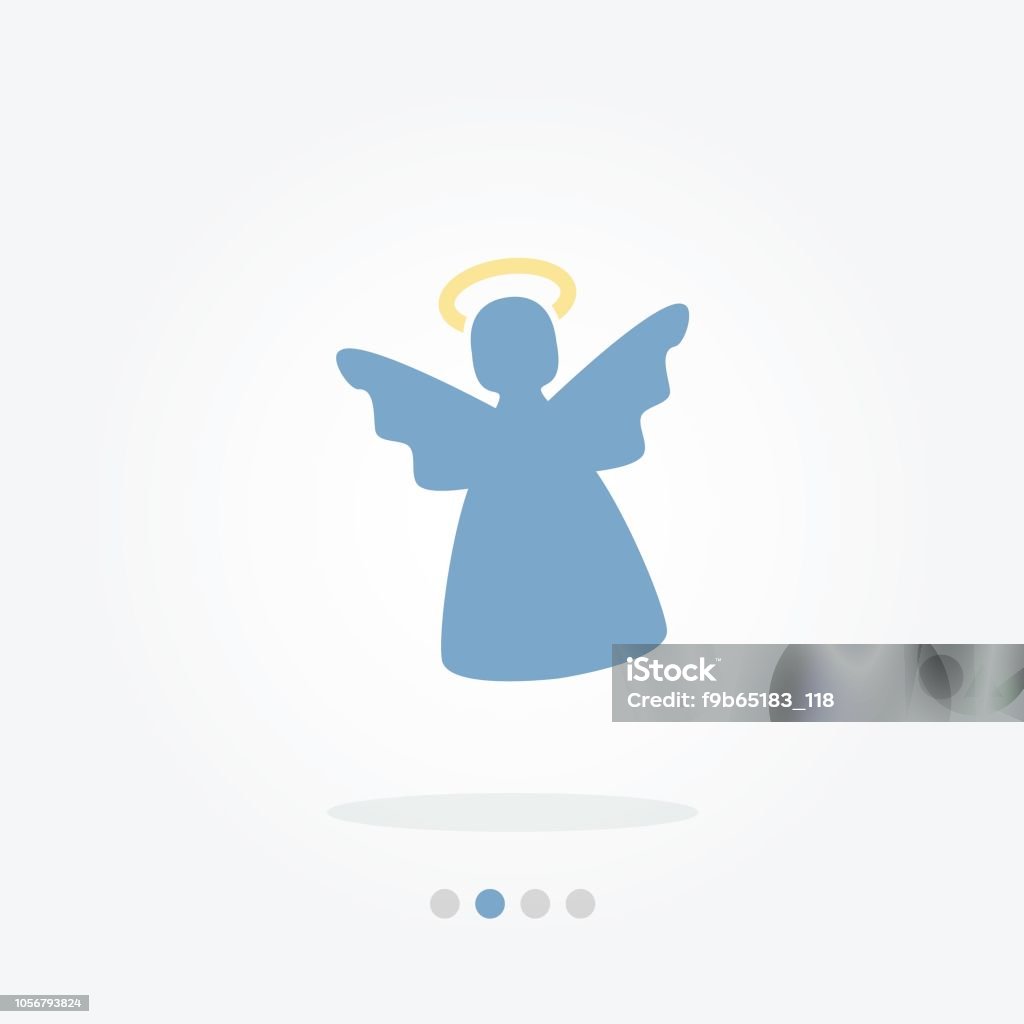 Angel vector icon Angel stock vector