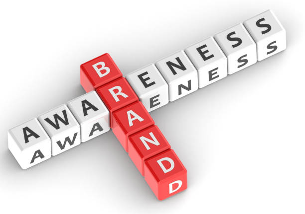 buzzwords brand awareness - buzzword imagens e fotografias de stock