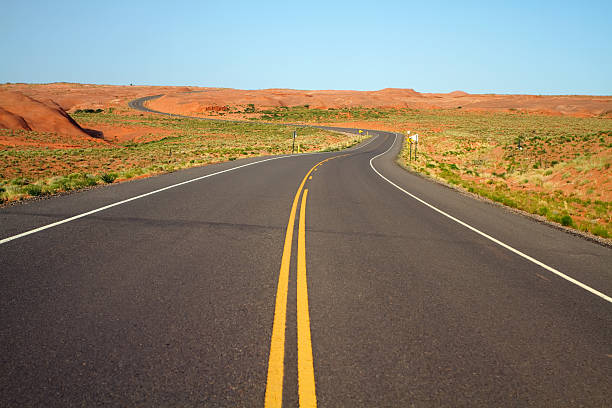 istock Winding road to canyon de chelly 105679956