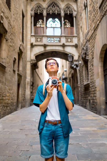 istock Young tourist in Barcelona 1056800178