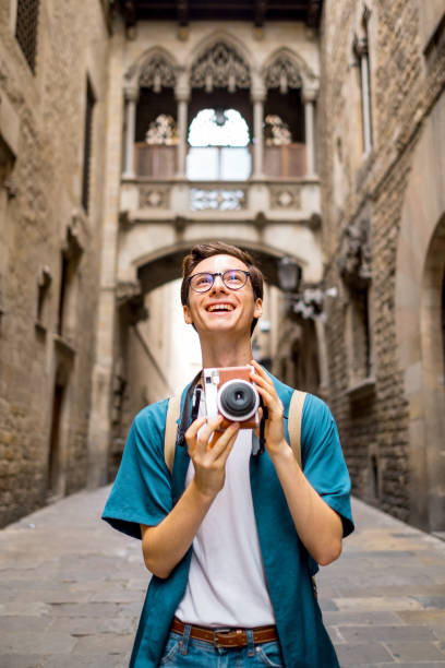 istock Young tourist in Barcelona 1056800186