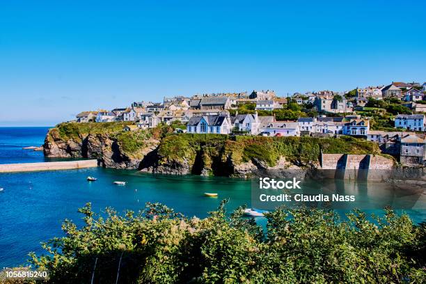 Port Isaac A Cornish Fishing Village Stock Photo - Download Image Now - Cornwall - England, Port Isaac, House