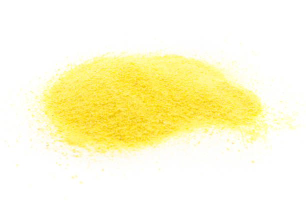 istock Pile of yellow manioc flour 1056821252