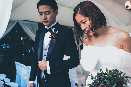 wedding ceremony in Japan