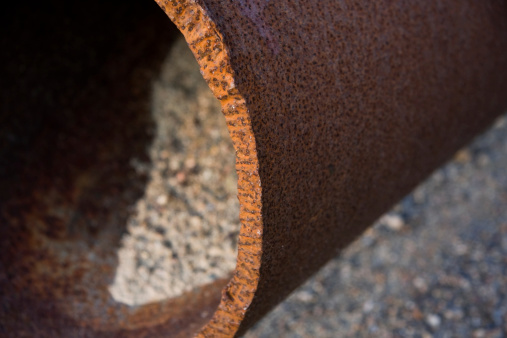 Old rusty pipe