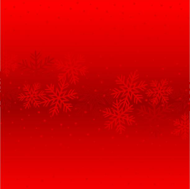 istock Christmas illustration with snowflakes on gradient background in red colors. 1056838828