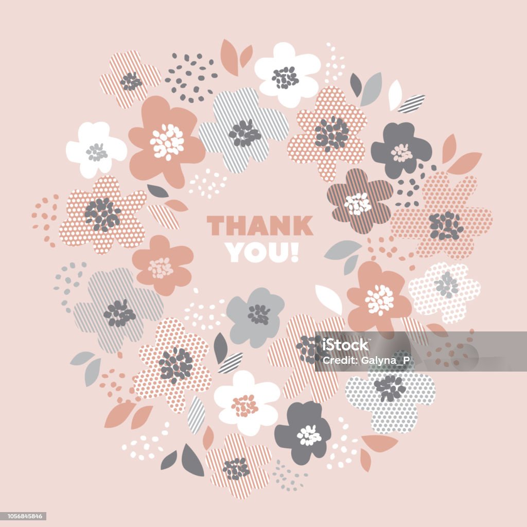 Pale pink geometric flower pattern Pale pink geometric flower pattern. Retro inspired pastel color floral motif for for header, card, invitation, poster, cover and other web and print design projects Flower stock vector