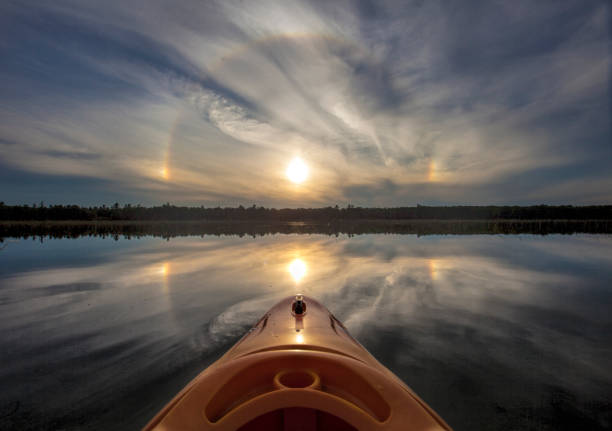 istock Marl Lake Kayak Sun Dog Reflections 1056853776