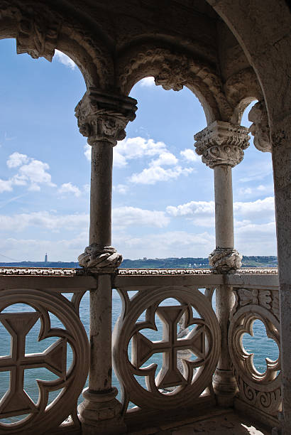 Belem Tower in Lisbon, Portugal stock photo