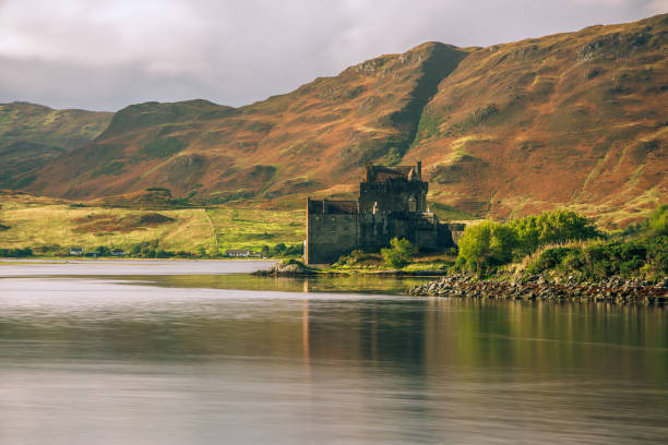istock Eilean Donan Castle Scotland landmark long exposure 1056866174