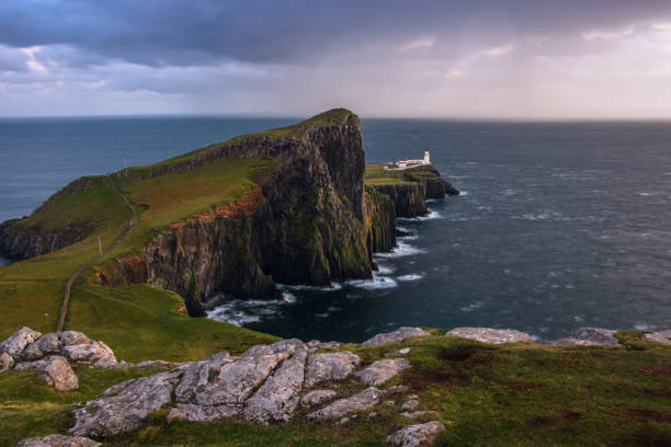 istock Neist Point Lighthouse on Skye Island Scotland 1056866388