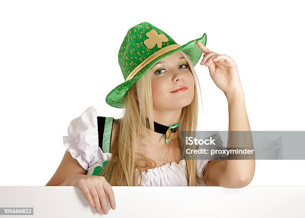 St Patricks Day Girl Stock Photo - Download Image Now - Adult, Adults Only, Beautiful People