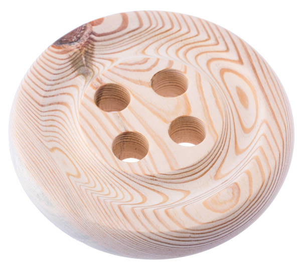 istock big wooden button isolated on a white background 1056874188