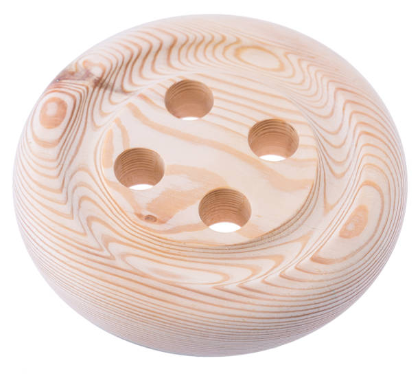 istock big wooden button isolated on a white background 1056874240