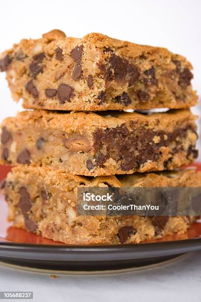 Closeup Of Three Blondies Stock Photo - Download Image Now - Blondie - Dessert Bar, Brown, Brownie