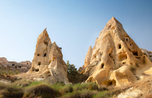 istock Two stone house in Cappadocia, Turkey 1056897510