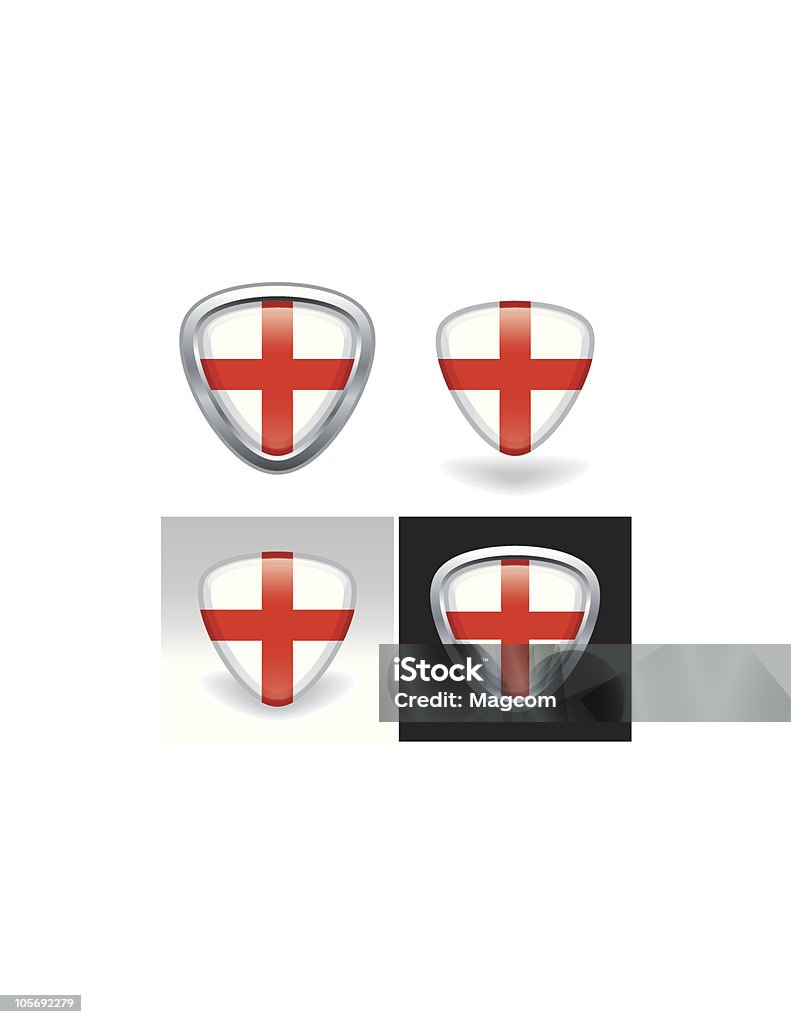 Bandeira Inglesa emblema - Royalty-free Bandeira arte vetorial