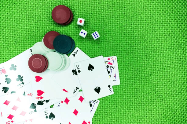 istock Background and texture for casino poker for money 1056926392