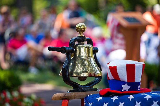 4th of July Bell stock photo